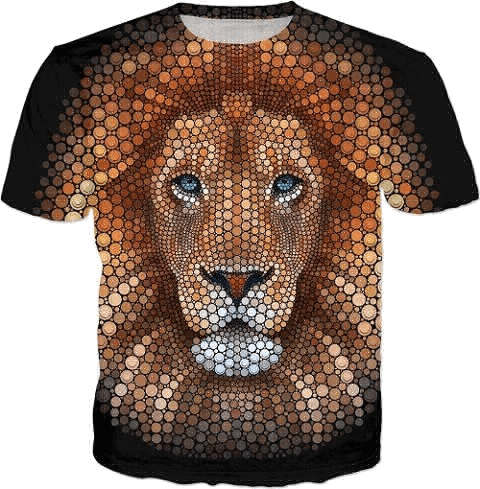 lion-digital-circlism-design-by-ben-heine-buy-t-shirts-and-other-great-hoodies