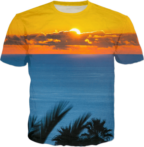 Beautiful Seaside Sunset - T-shirts and Clothes