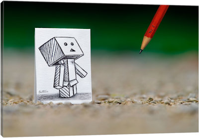 Pencil vs. Camera - 38 - Canvas Print