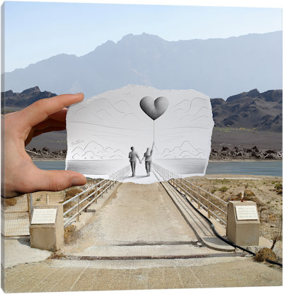 Pencil vs. Camera 4 AOC - Lovers - Canvas