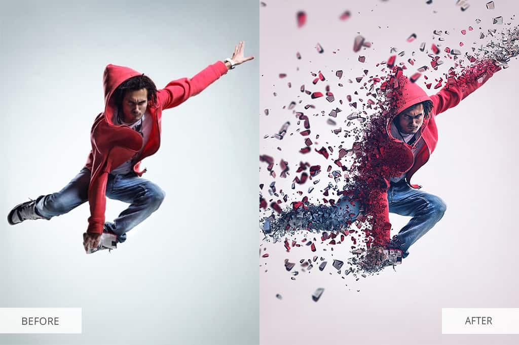 Free and Paid Photoshop Actions for Stunning Dispersion Effects