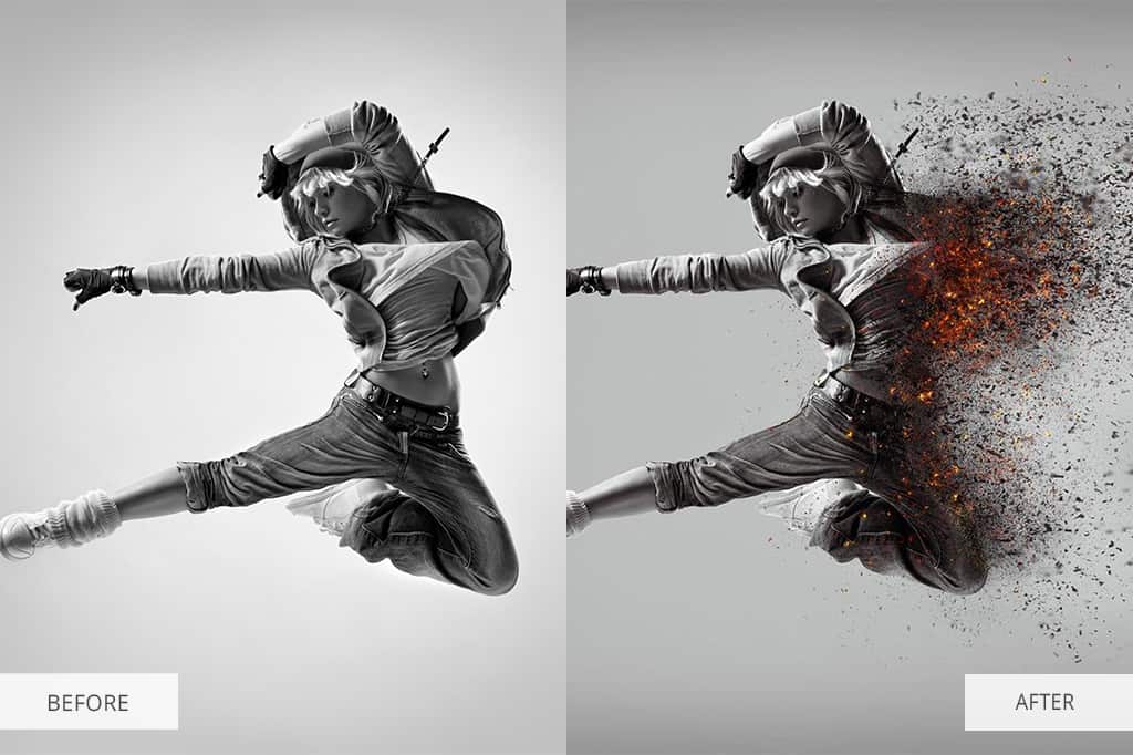 fire-dispersion-photoshop-action