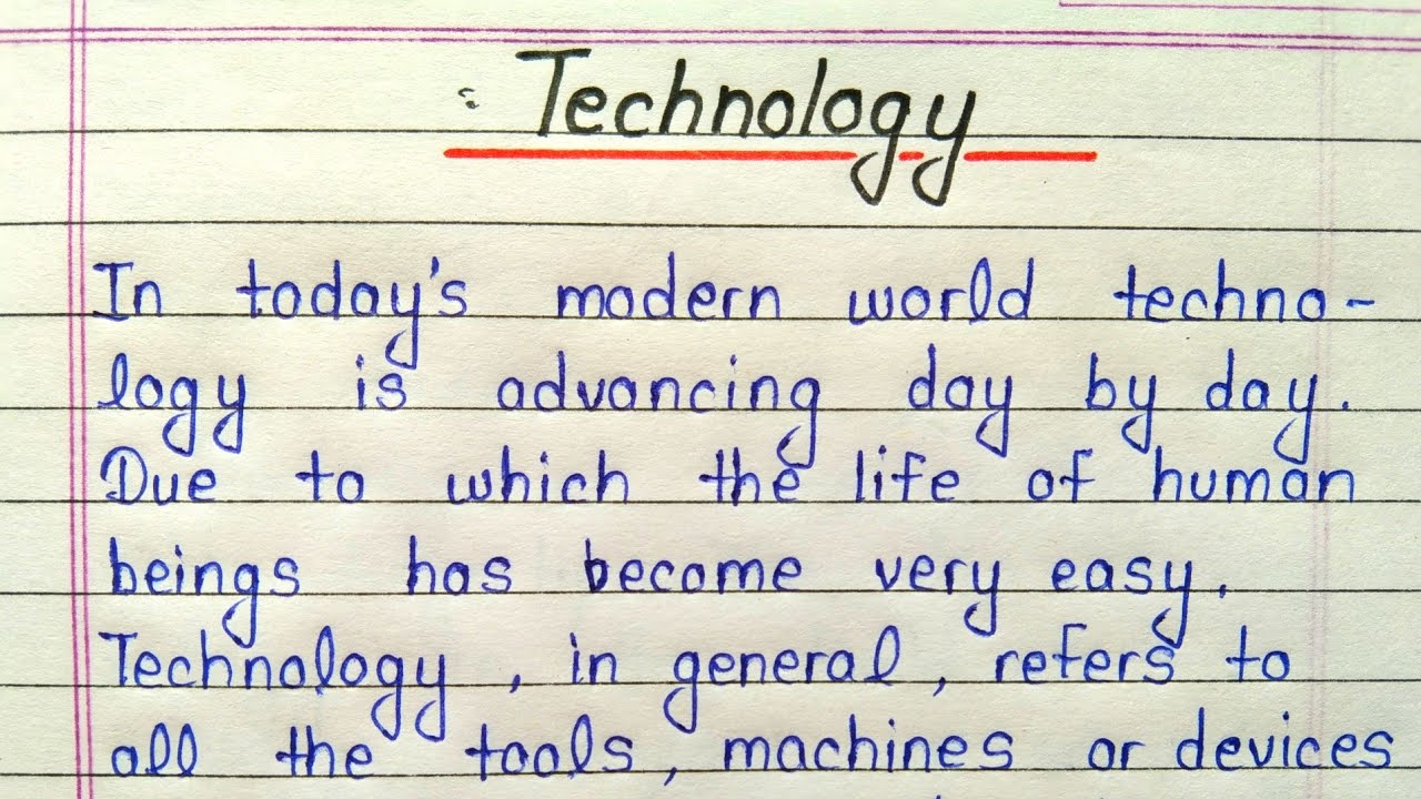 Five Pro Tips on Writing a Technology Essay