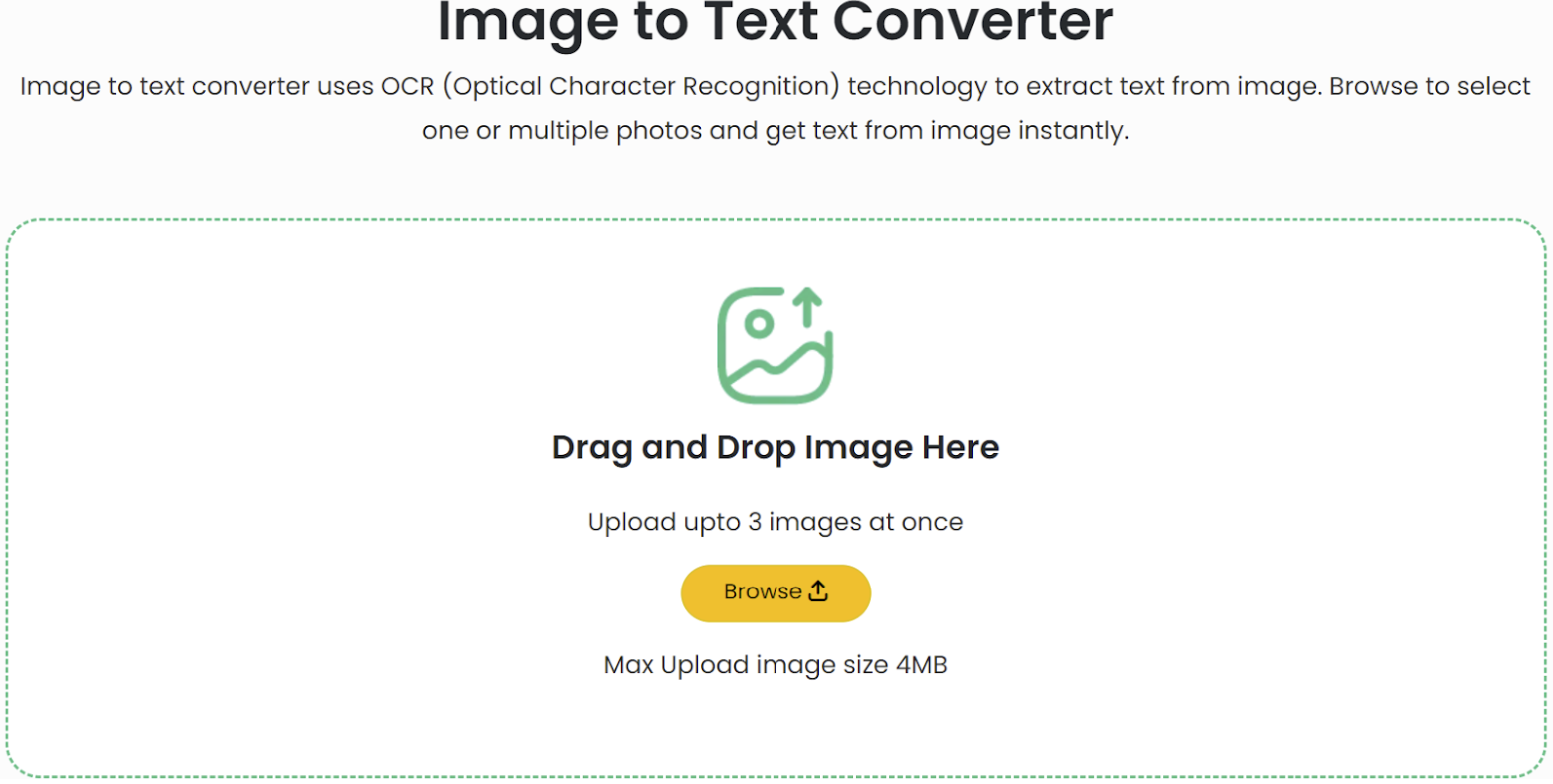 Top 5 Online Tools to Turn Photo into Text